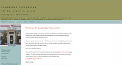 Desktop Screenshot of cambridgetypewriter.com